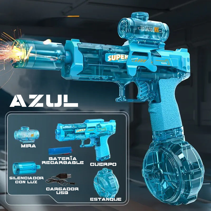 Pistola de Agua Eléctrica Ráfaga Rápida