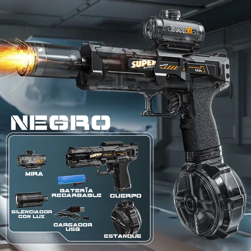 Pistola de Agua Eléctrica Ráfaga Rápida
